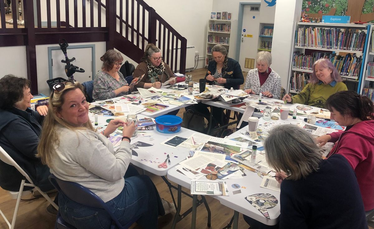 Found Poetry Christmas Card Workshop