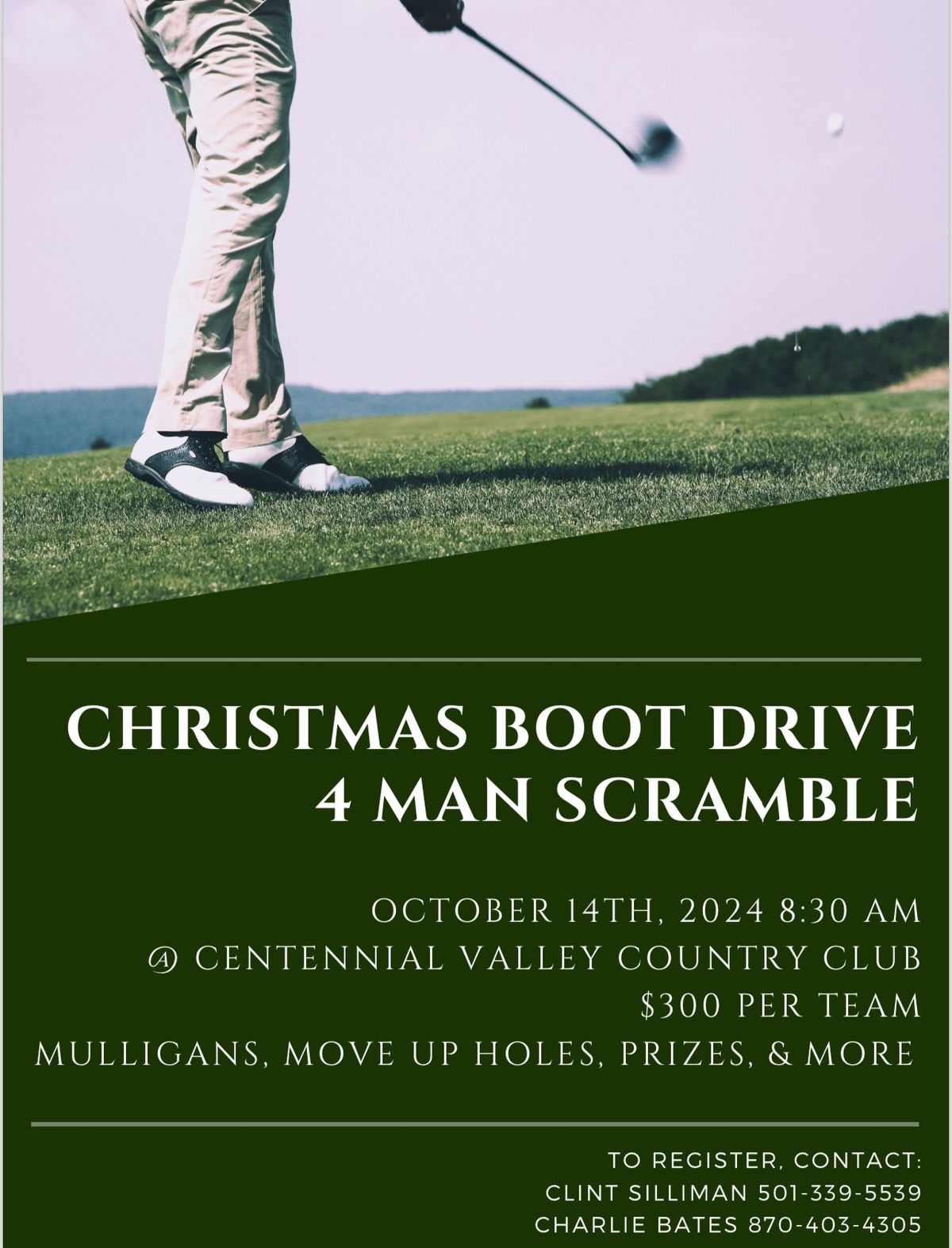 Annual Christmas Boot Drive Golf Tournament