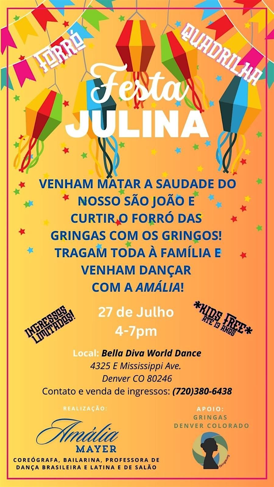 Brazilian July's Fest com Amalia Mayer