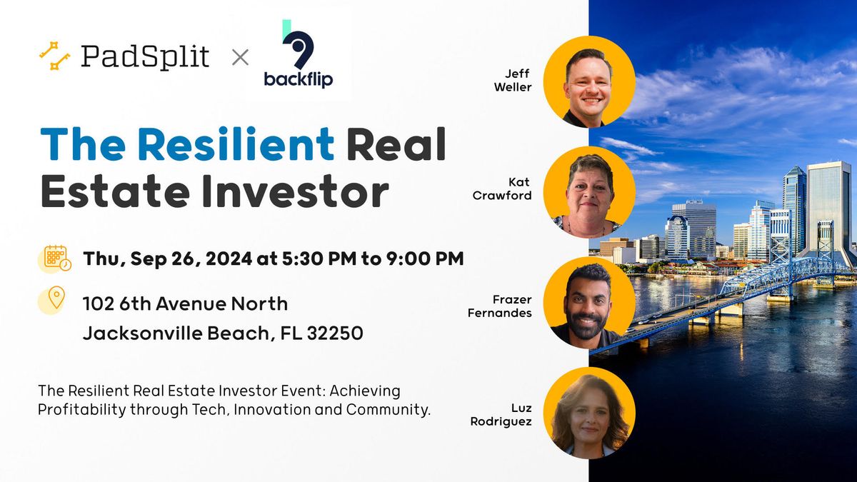 The Resilient Real Estate Investor Panel Networking Event