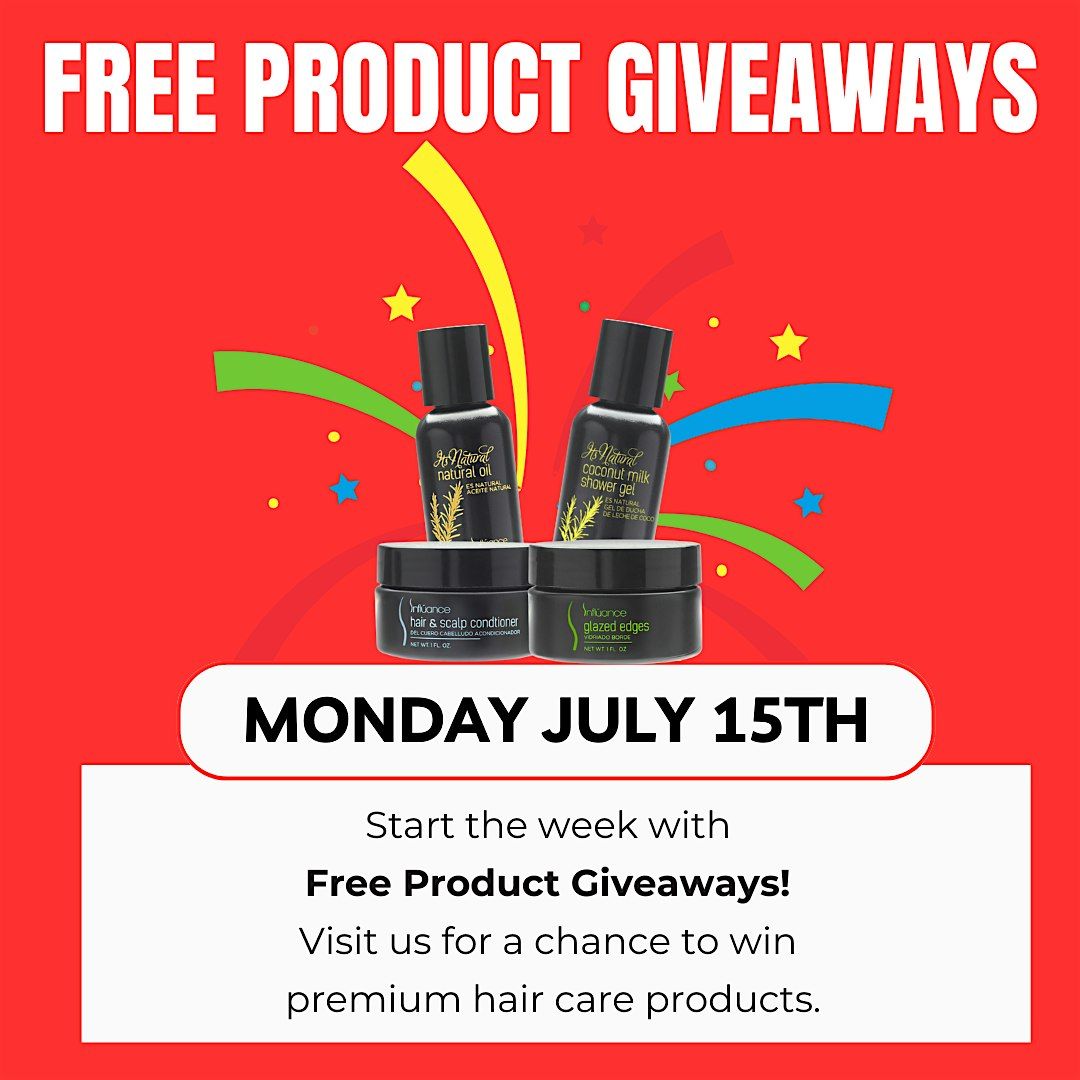 Hair Care Product Giveaway Event