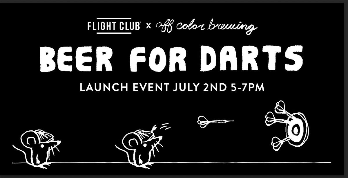 Beer for Darts Launch Party!