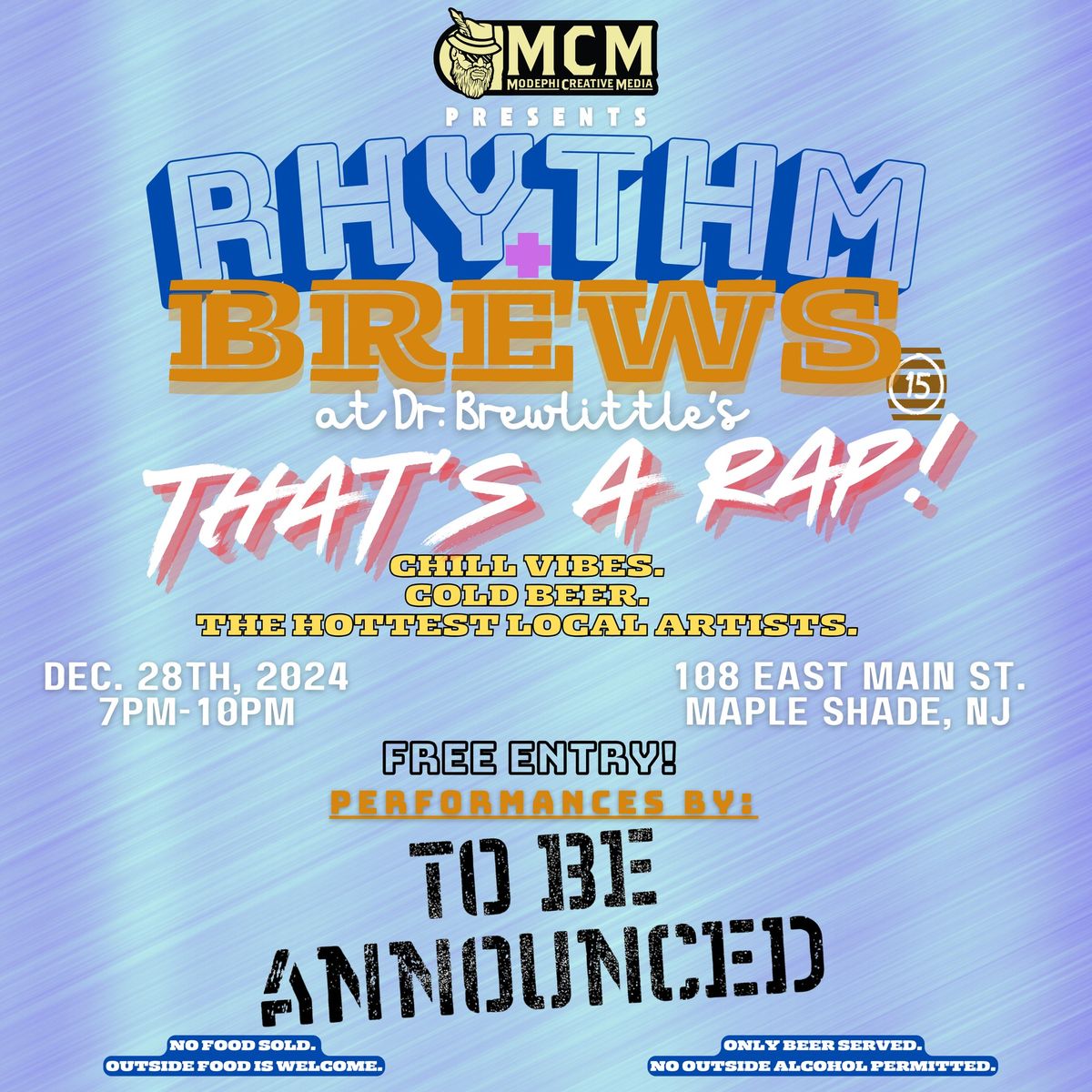 Rhythm & Brews 15: That's A Rap!