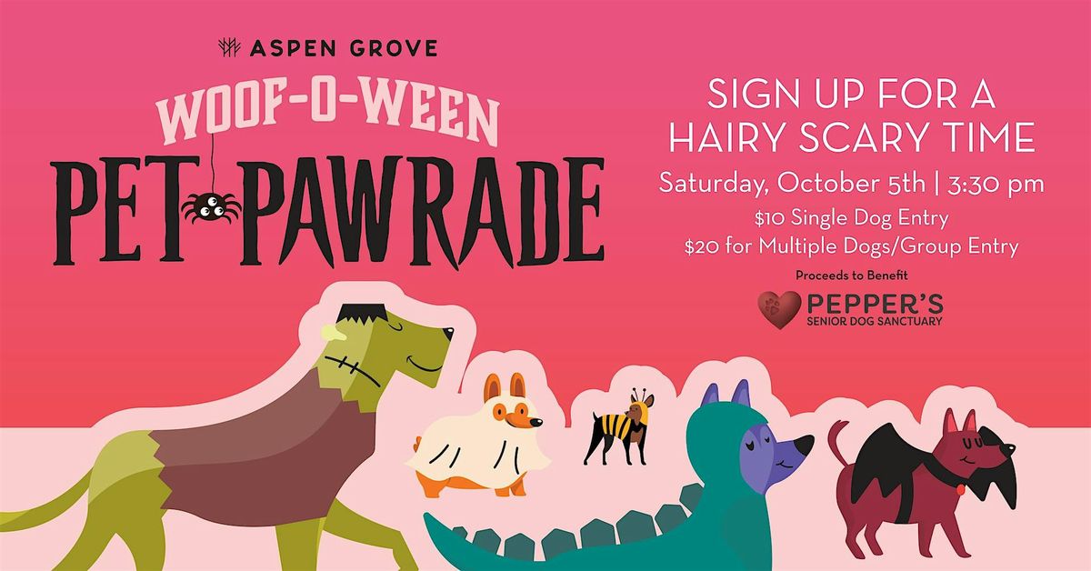 Woof-o-Ween Pet Pawrade Registration