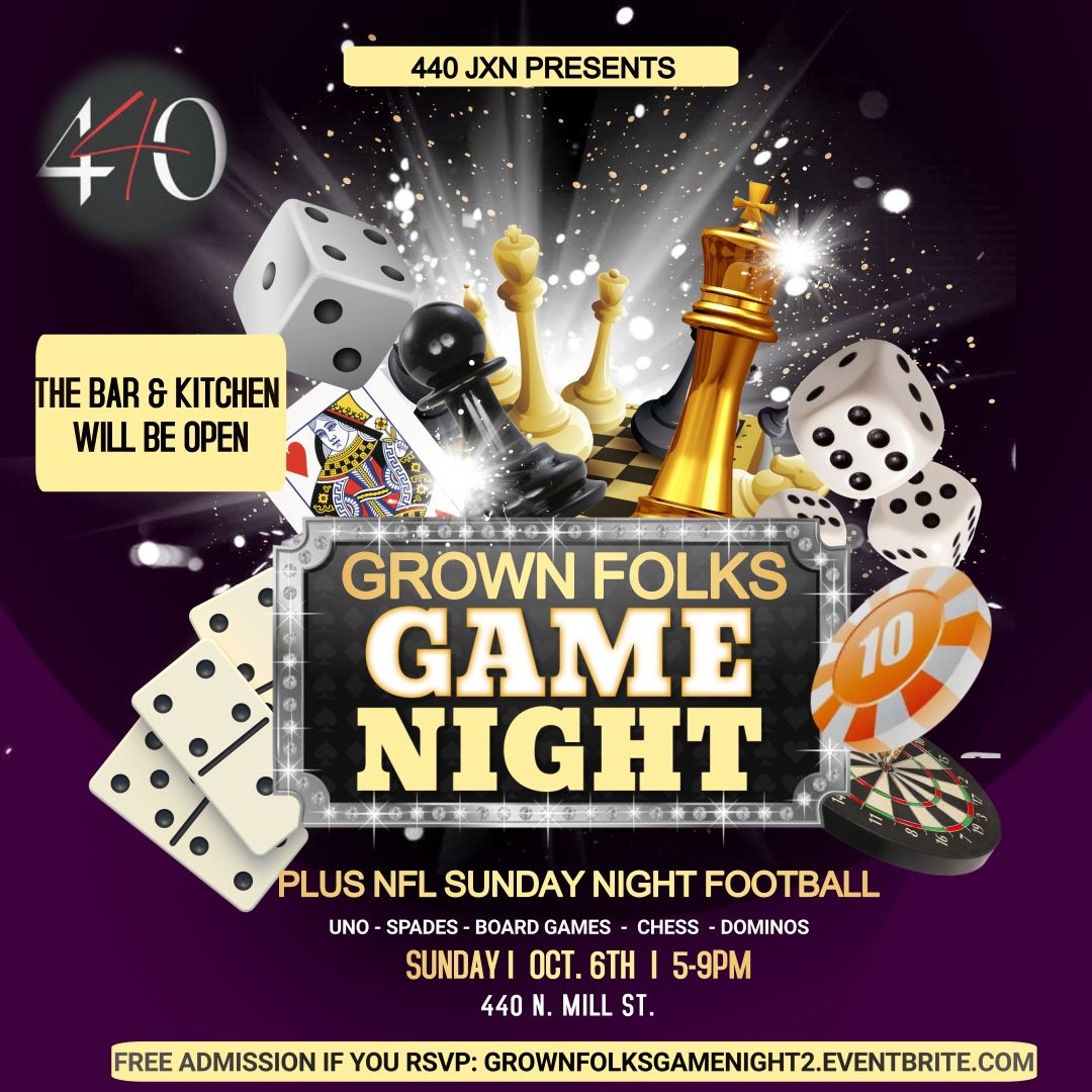 Grown Folks Game Night\/NFL Sunday Night Football