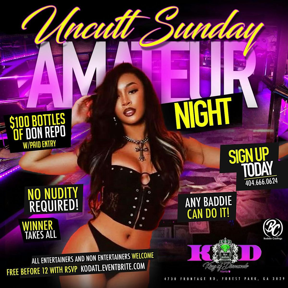 UNCUT SUNDAY ,Amateur NIght -  EVERY SUNDAY NIGHT