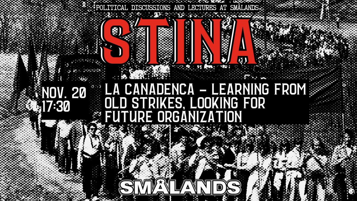 STINA: LA CANADENCA - LEARNING FROM OLD STRIKES, LOOKING FOR FUTURE ORGANIZATION