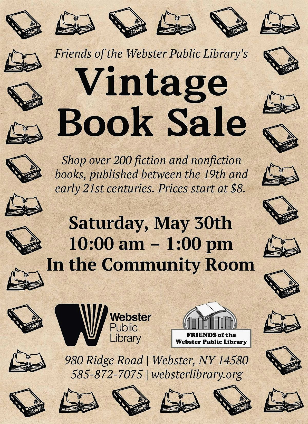 Friends of the Webster Public Library - Vintage & Collectable Book Sale