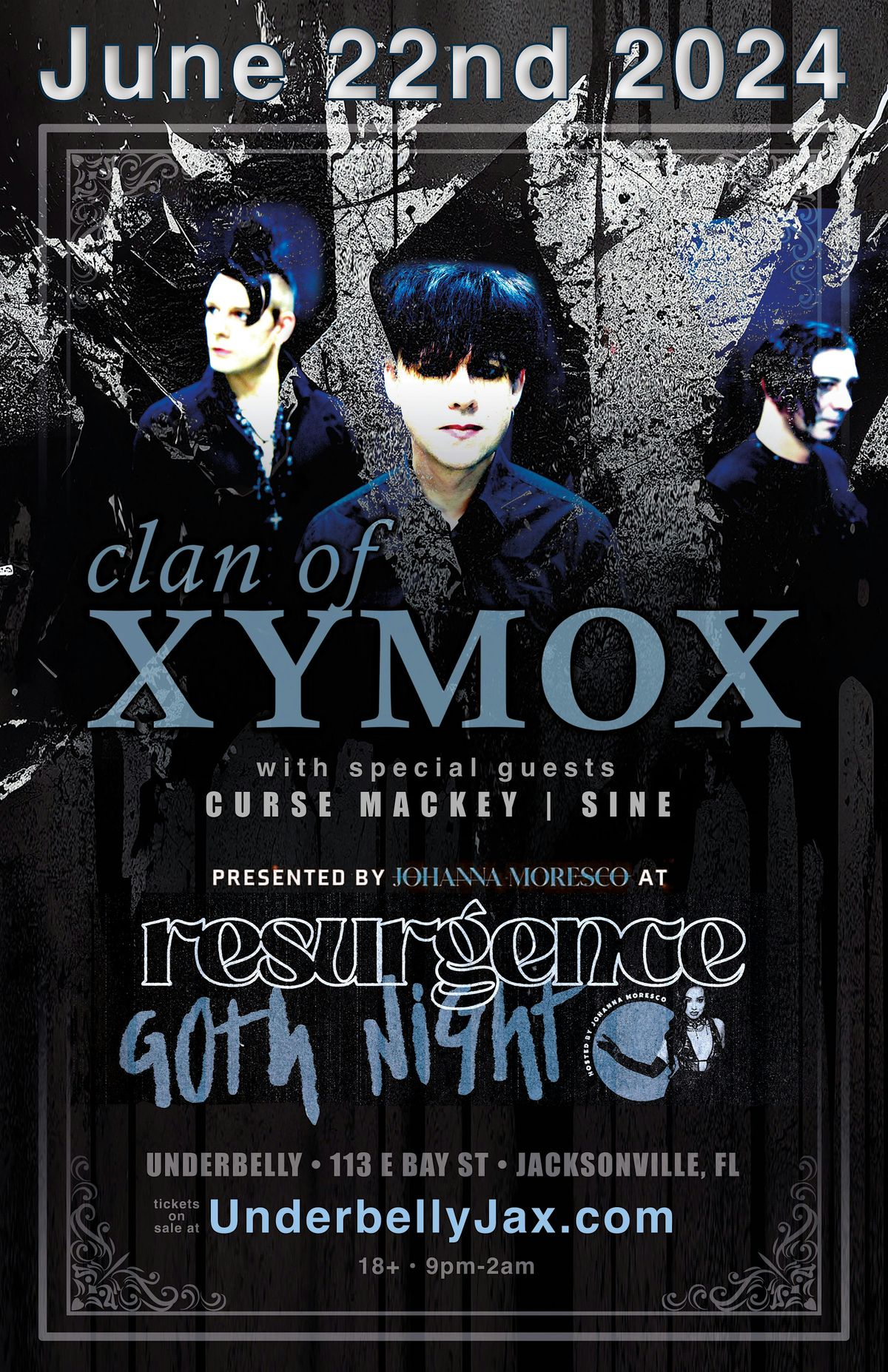 CLAN OF XYMOX live at Resurgence Goth Night (Underbelly)