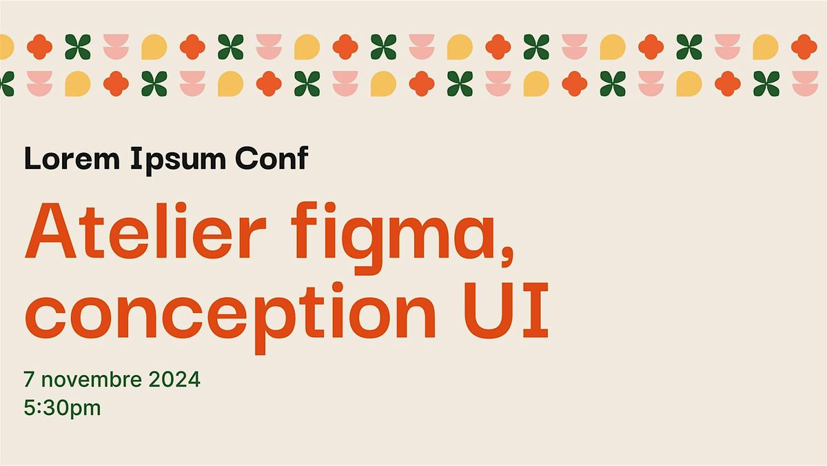 Atelier 1 - Design Syst\u00e8me & conception UI sur figma