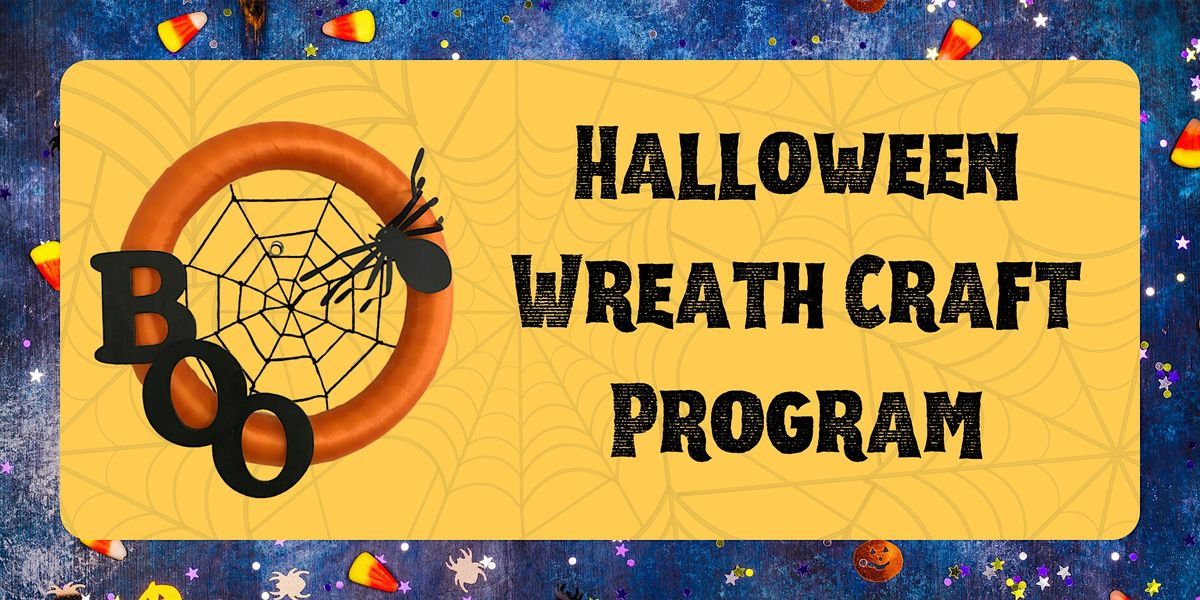 Halloween Wreath Craft Program