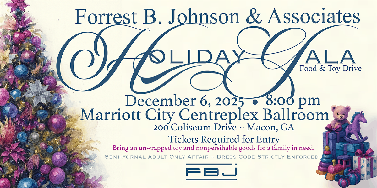 2025  MACON Forrest B. Johnson & Associates Holiday Gala
