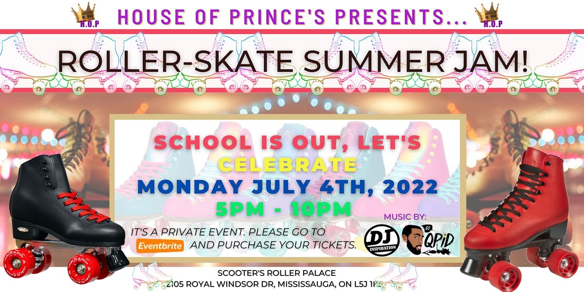 RollerSkate Summer Jam!, Scooter's Roller Palace, Mississauga, 4 July 2022