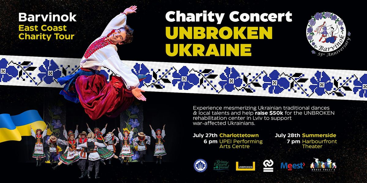 Charity Concert 'UNBROKEN UKRAINE' in Charlottetown
