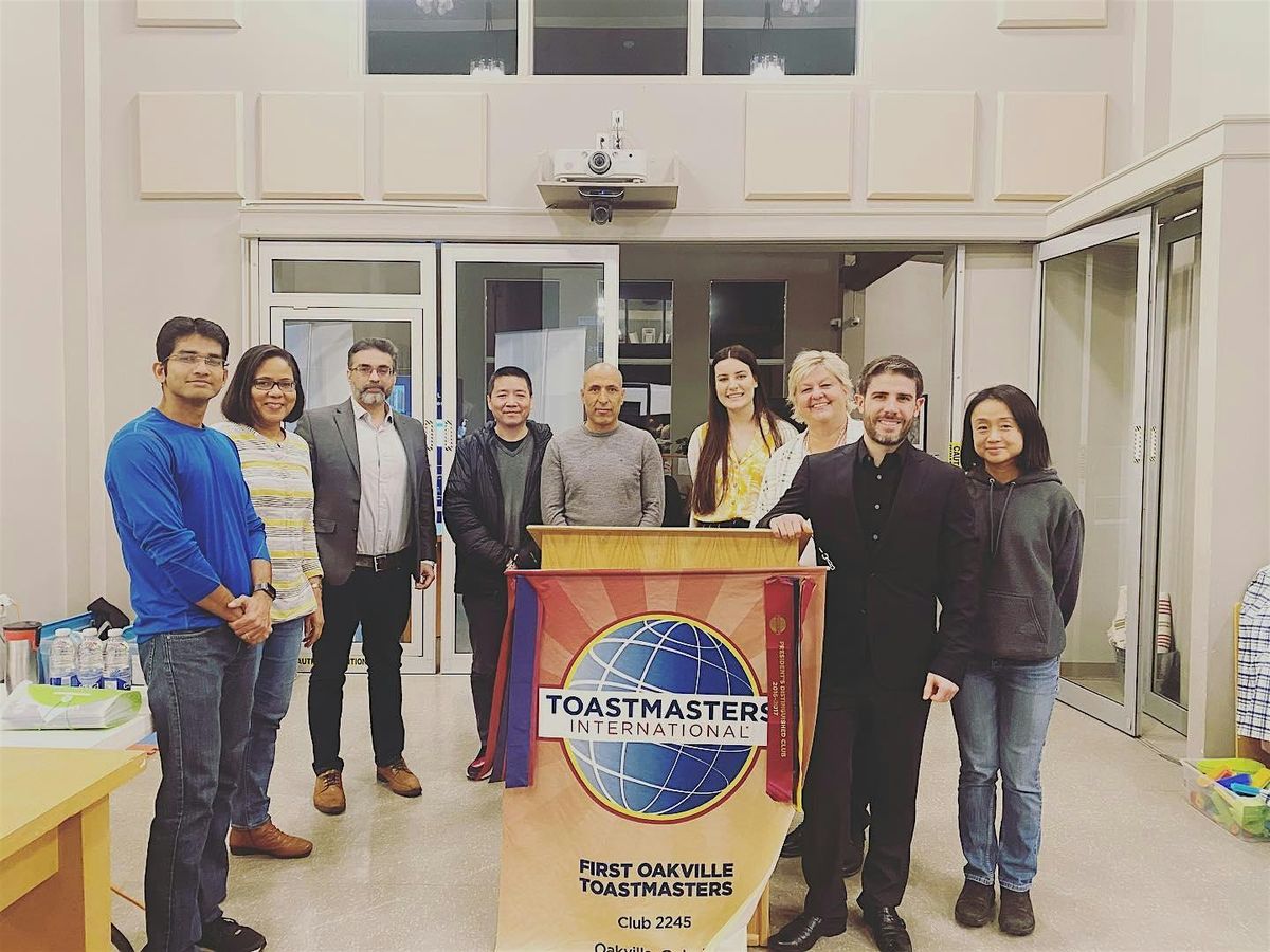 Speak & Succeed: First Oakville Toastmasters Meeting