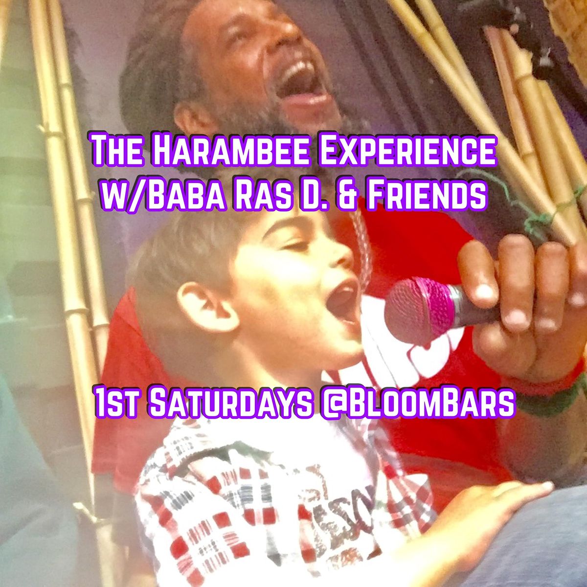 Harambee Experience w\/Baba Ras D. First Saturdays @BloomBars (2 Shows)
