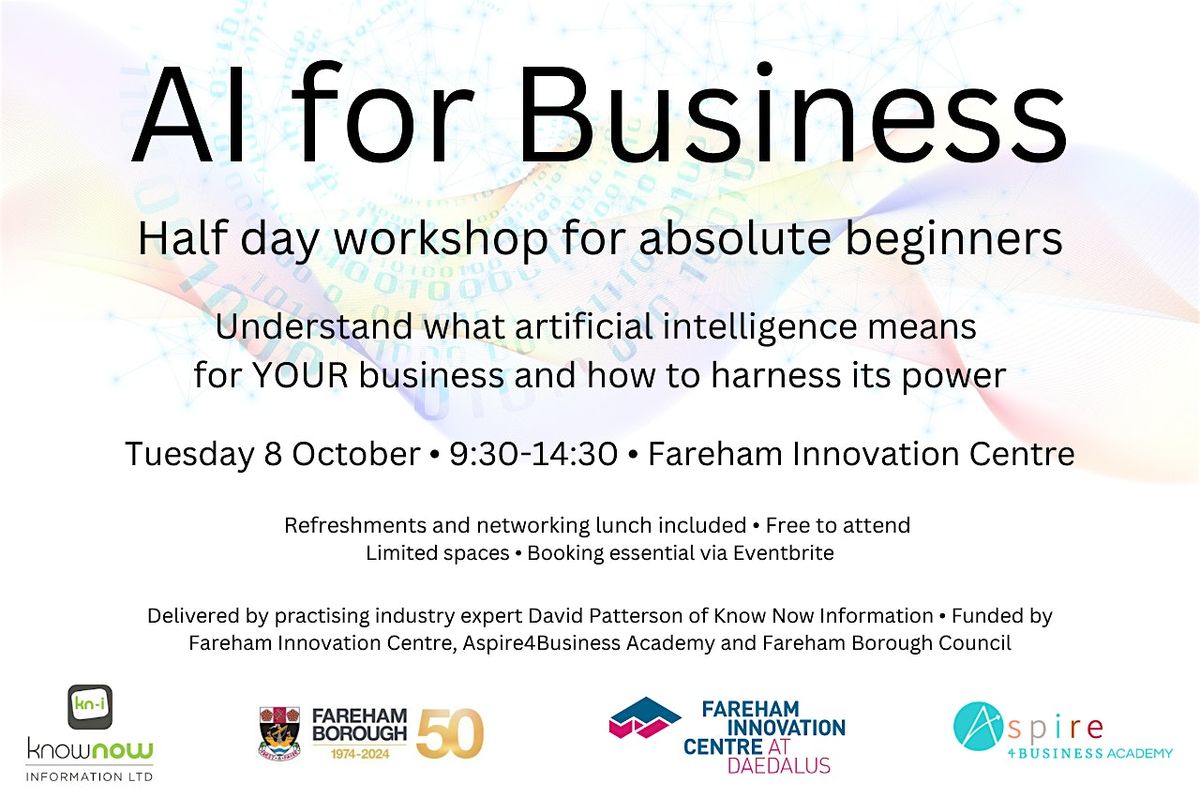 KnowNow - Ai Business for Beginners - Solent Tech Week