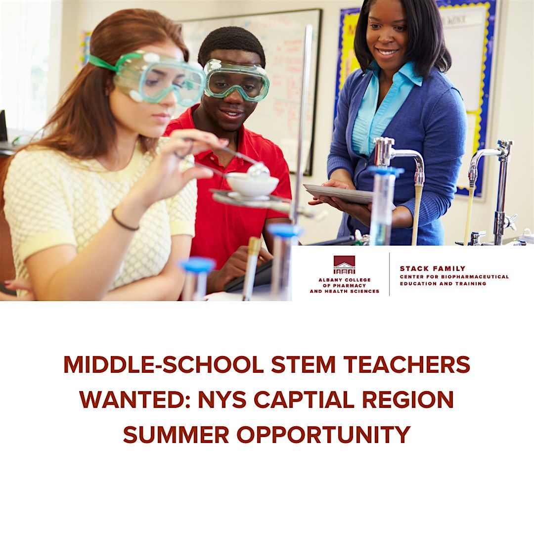 ACPHS-CBET Summer Camp 2024 (NYS STEM Teacher Opportunity)