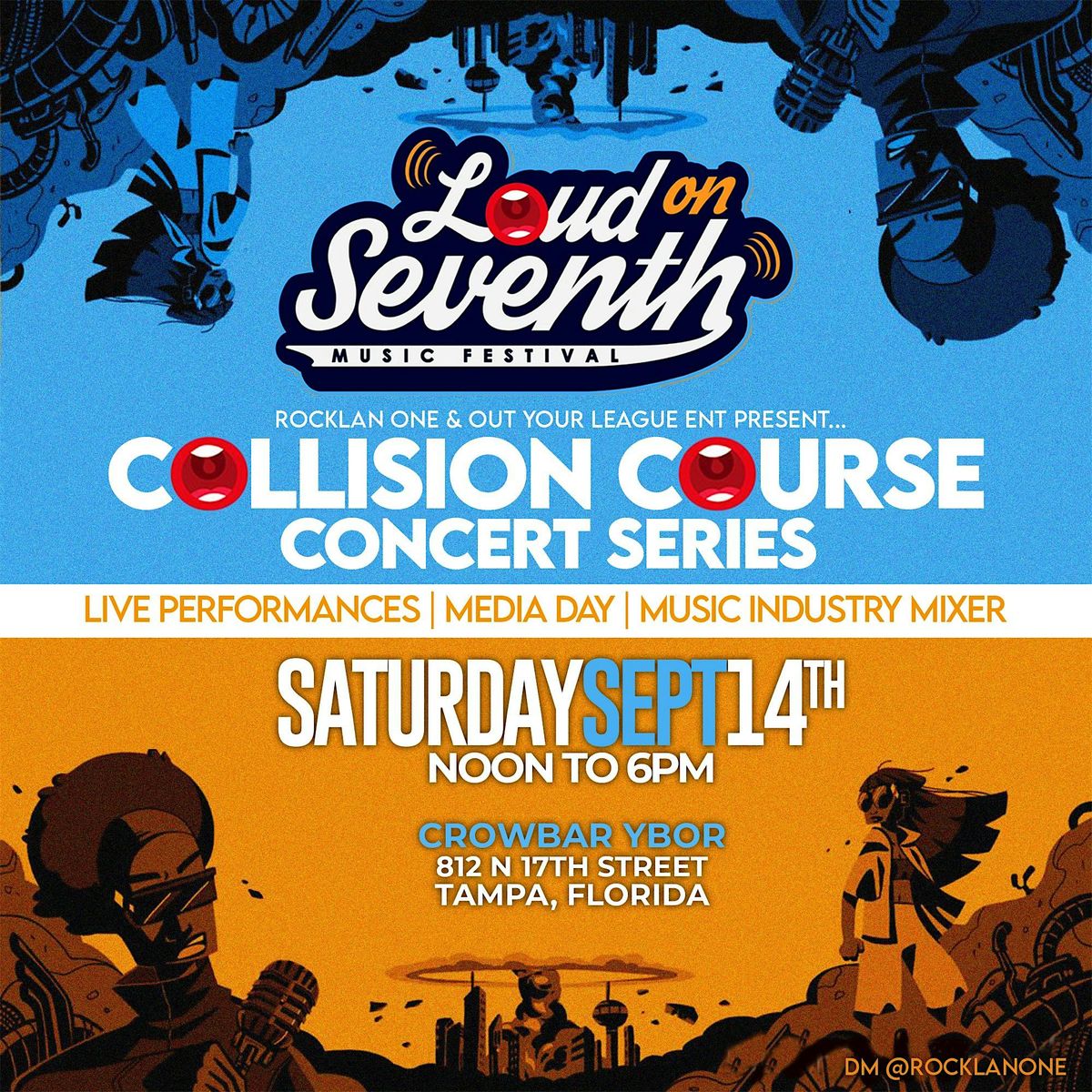 Collision Course Concert Series - Loud On Seventh Music Festival - Tampa