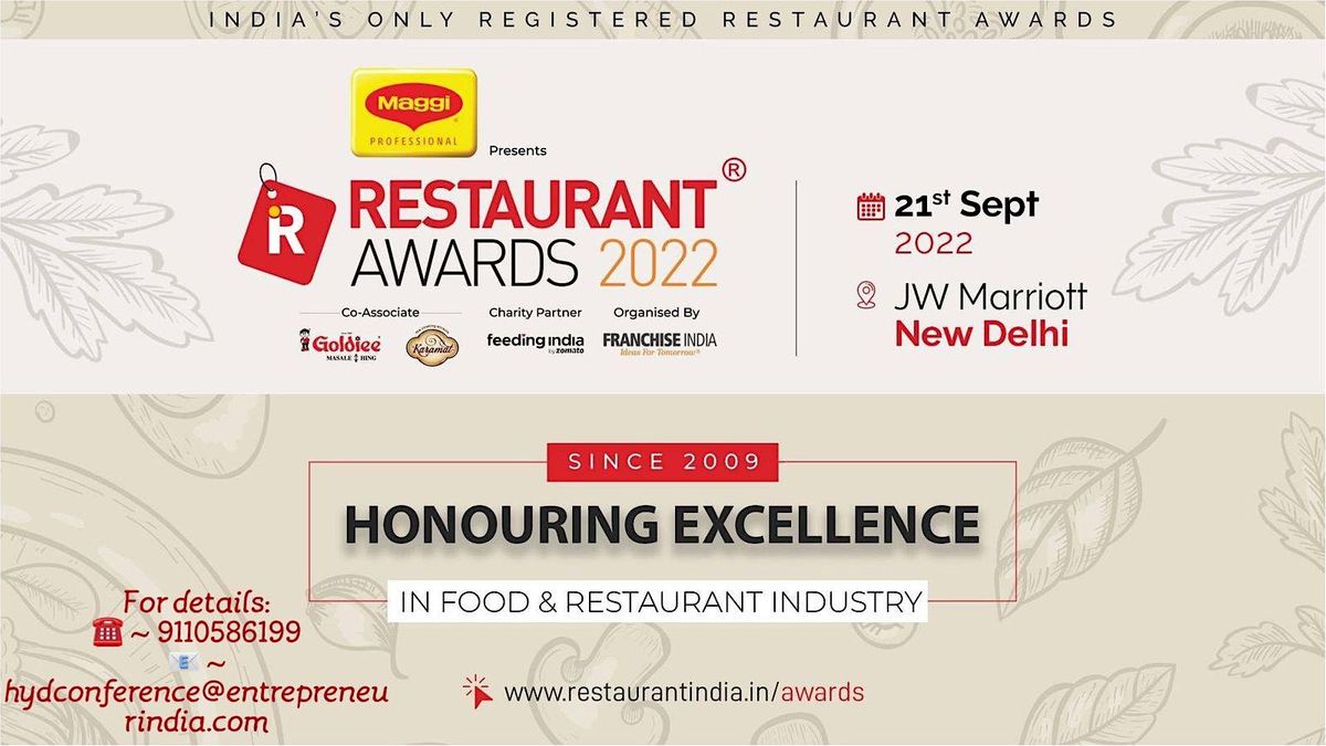 Indian Restaurant Awards 2022