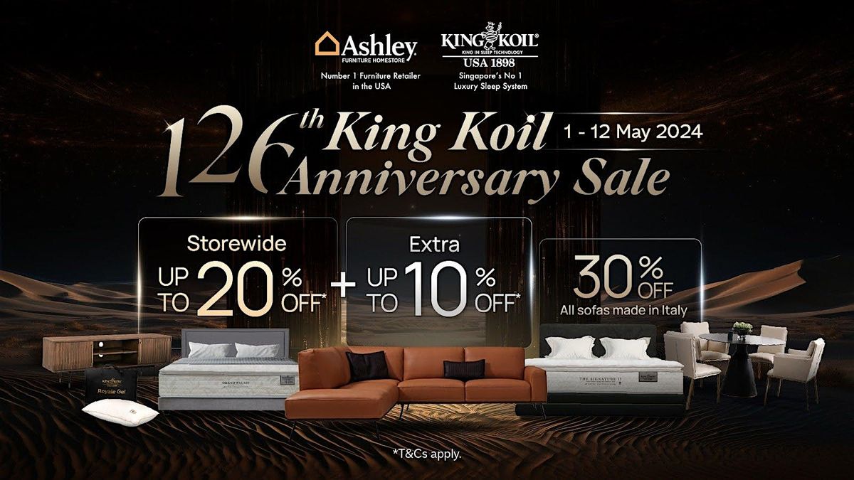 King Koil 126th Anniversary Sale
