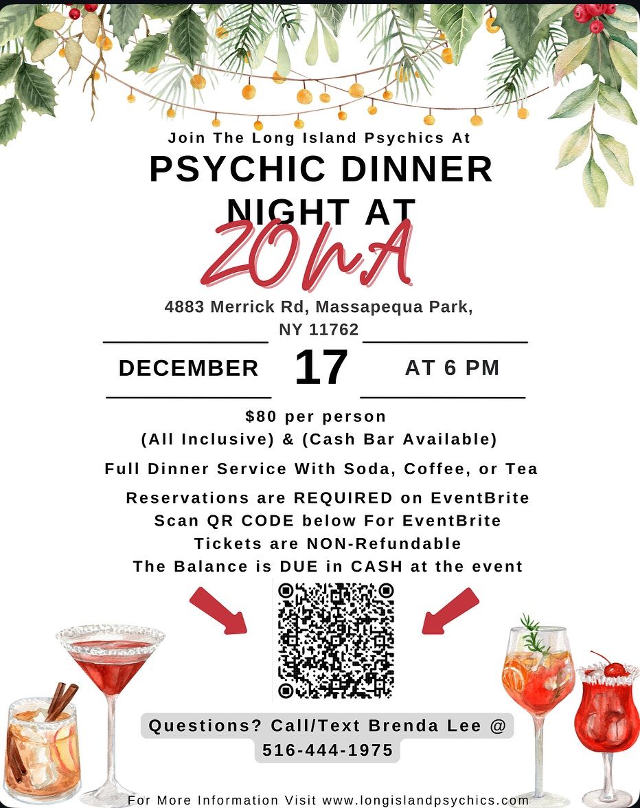 Psychic Dinner Night At Zona