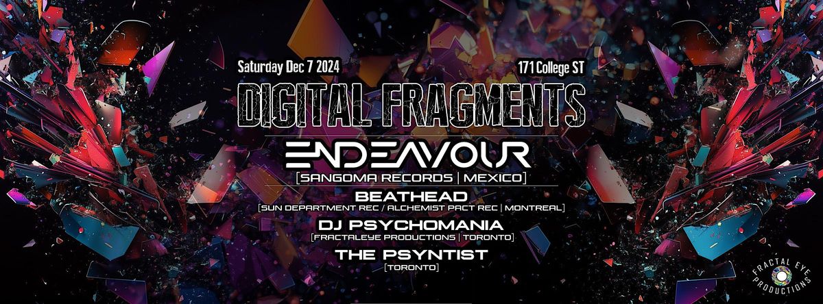 Digital Fragments - Endeavour (Sangoma Rec)