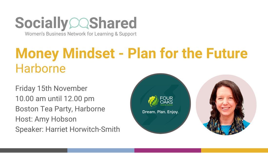 Socially Shared Harborne - Money Mindset - Plan for the Future