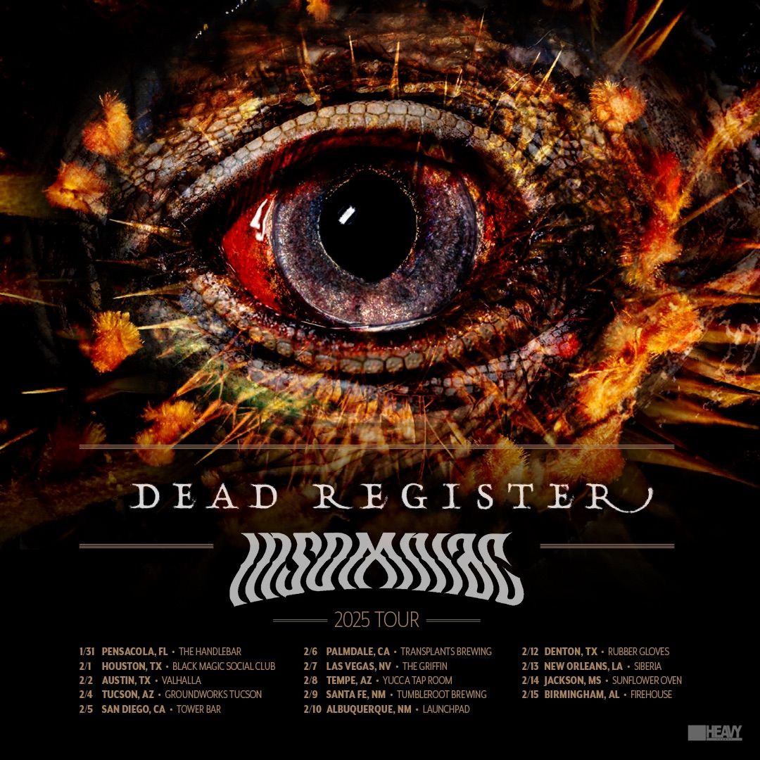 Sunday Feb 2 Dead Register, Insomniac, Slumbering Sun, Dim Light