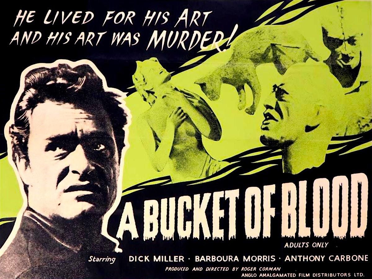 Count Drahoon Presents A BUCKET OF BLOOD (1959)(NR)(Sat. 6\/29) 3:00 pm