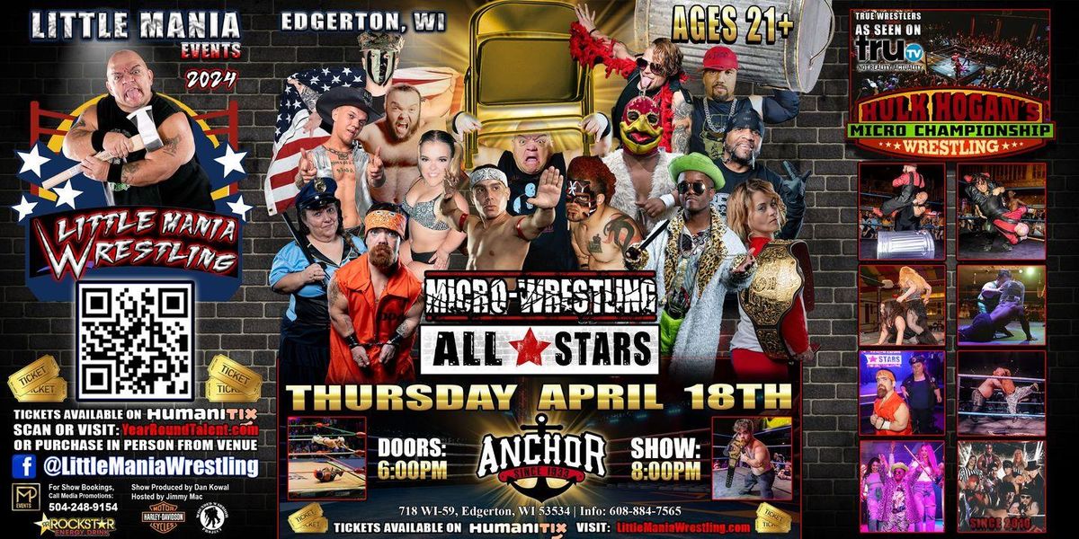 Little Mania Wrestling All-Stars at Koe Wetzels Riot Room