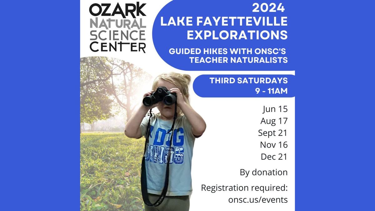 Lake Fayetteville Explorations with ONSC