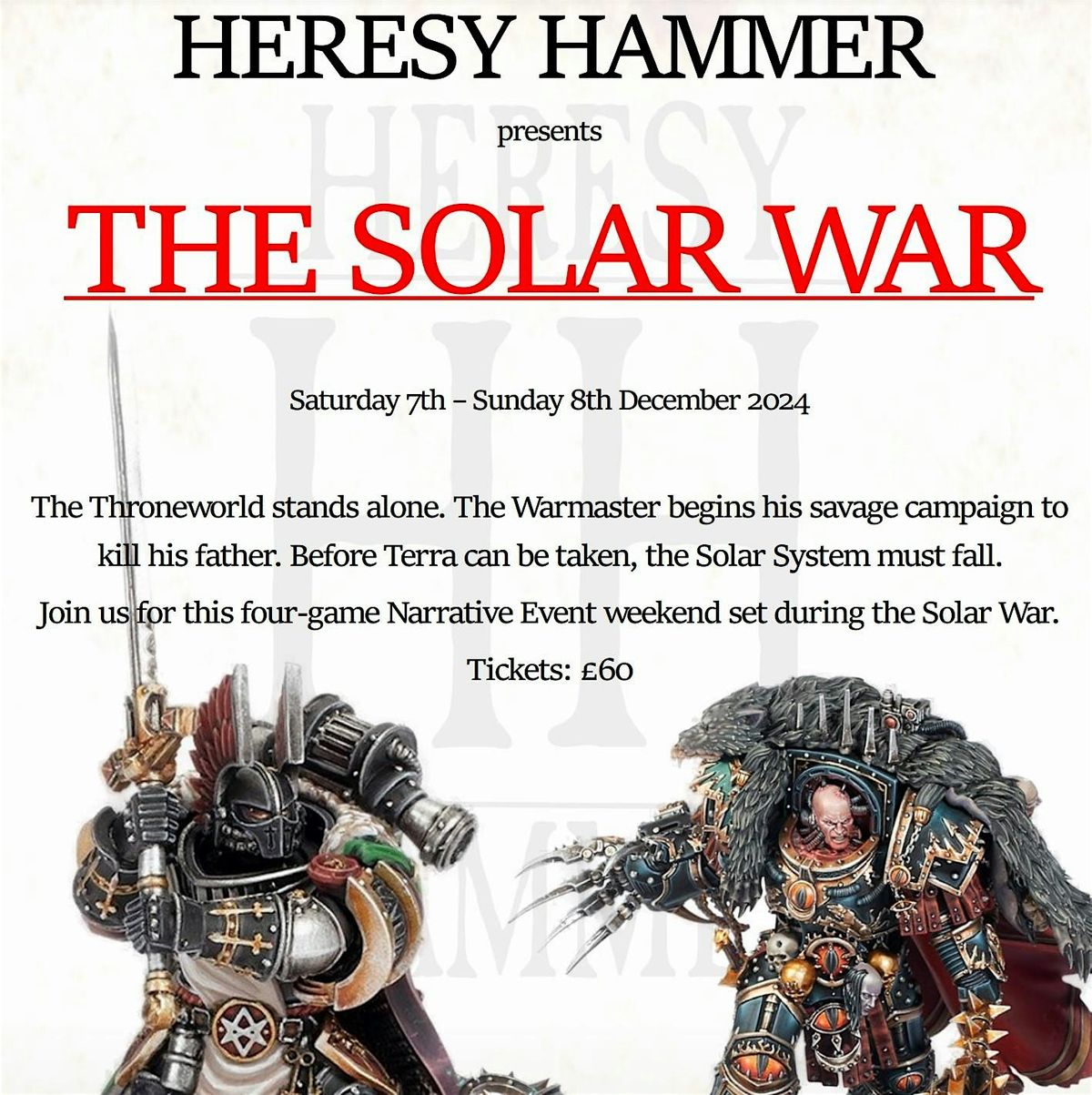 The Solar War (December) - A Horus Heresy Narrative Event