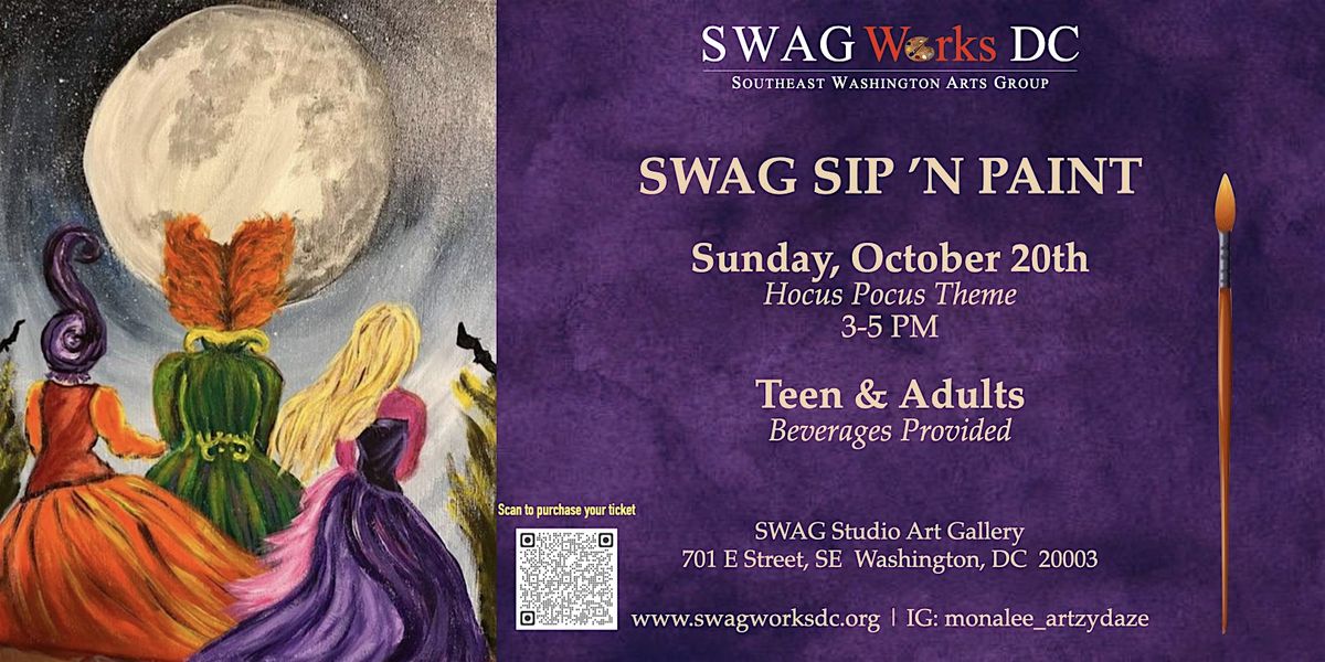 SWAG Studio Halloween Sip & Paint