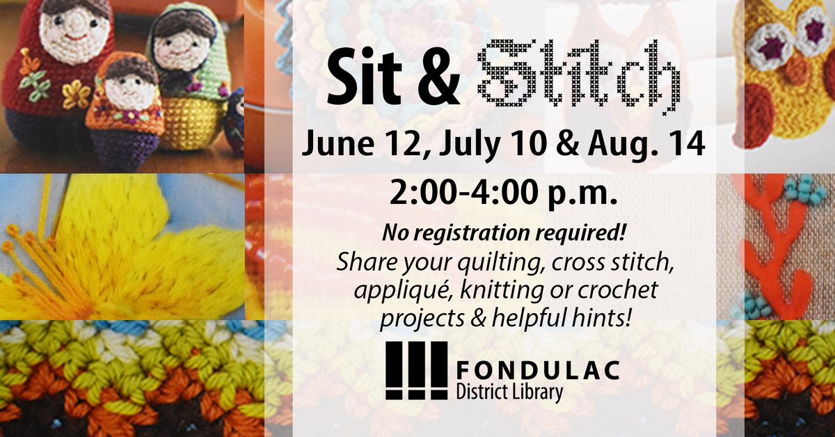Summer Sit & Stitch