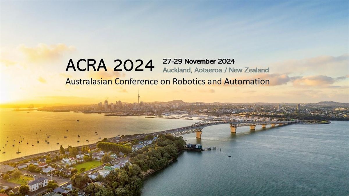 Australasian Conference on Robotics and Automation (ACRA 2024)