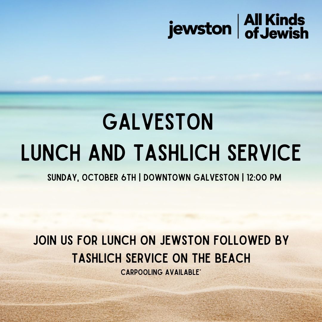 Galveston Tashlich with Jewston