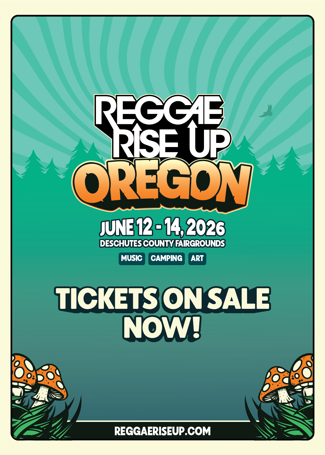2026 Reggae Rise Up - Sunday at Deschutes County Fairgrounds and Expo Center