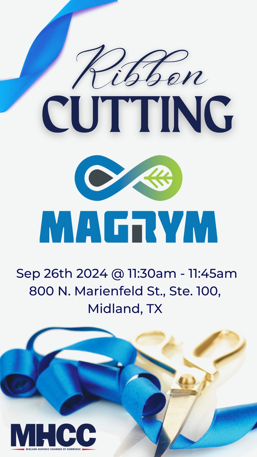 Ribbon Cutting Ceremony for MAGRYM's Major Expansion and Renovation