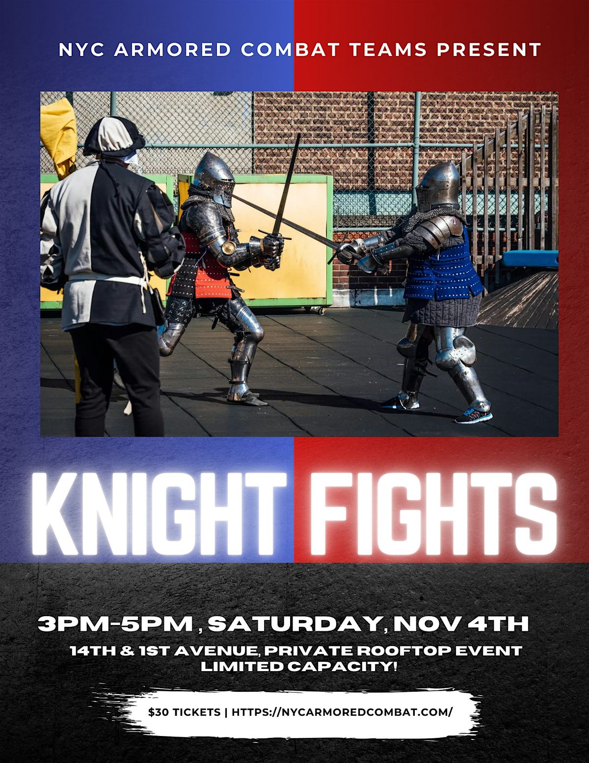 NYC Armored Combat Spring 2024 Manhattan Rooftop Tournament