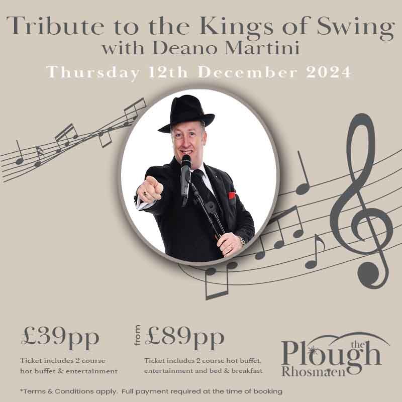 Christmas Tribute Night - Tribute to the Kings of Swing with Deano Martini