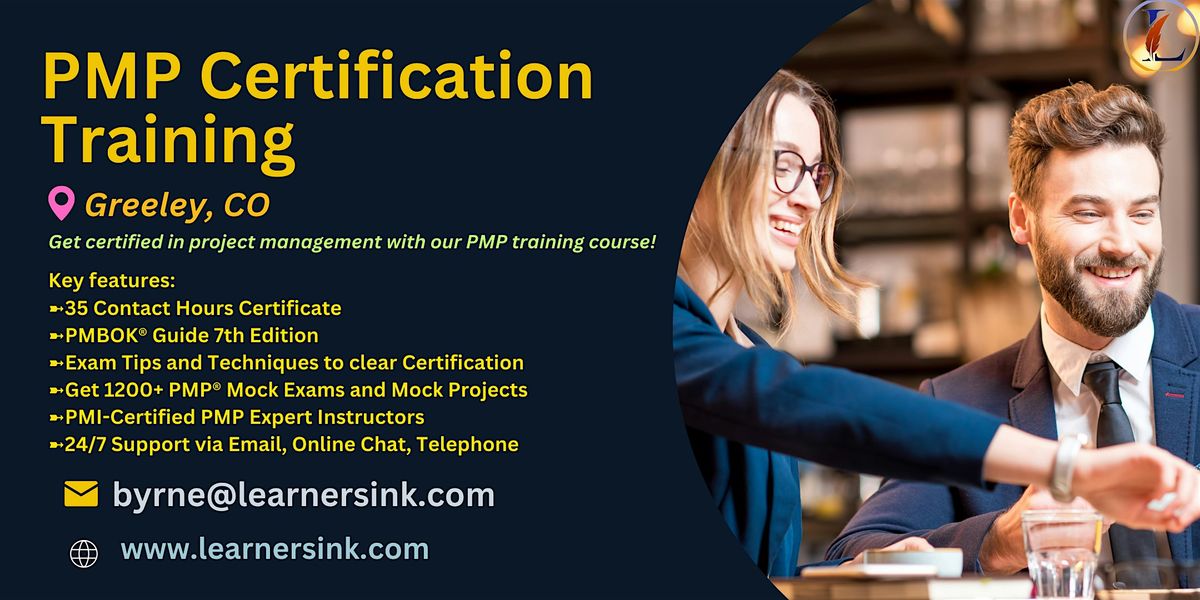 Confirmed PMP exam prep workshop in Greeley, CO