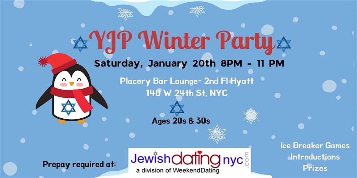 Jewish NYC YJP Single Party- Ages 20's, 30's