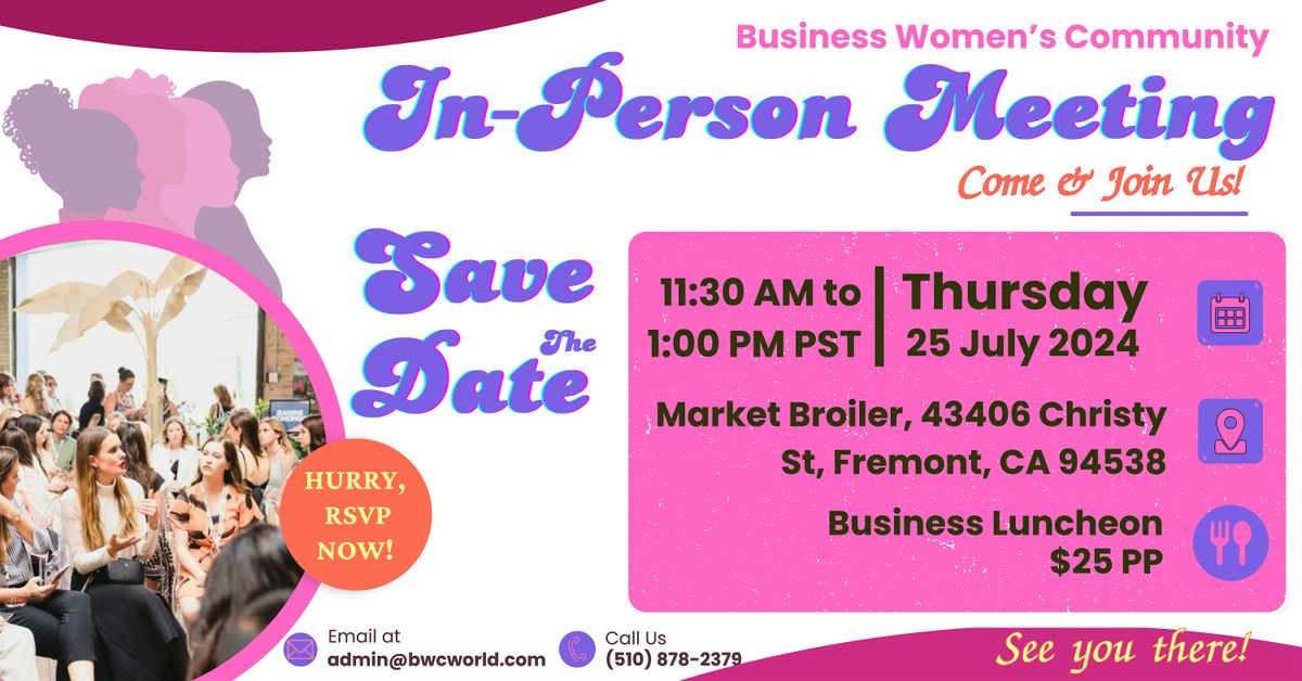 Networking Luncheon: Connect with Leading Women in Business!