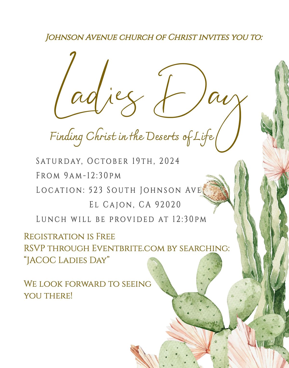 JACOC Ladies Day