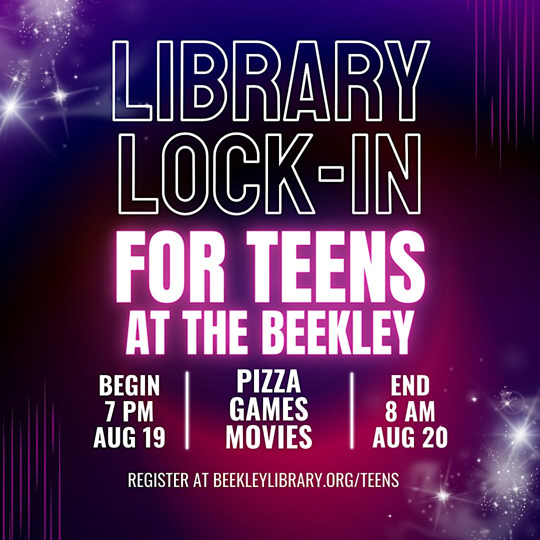 Library Lock-In!
