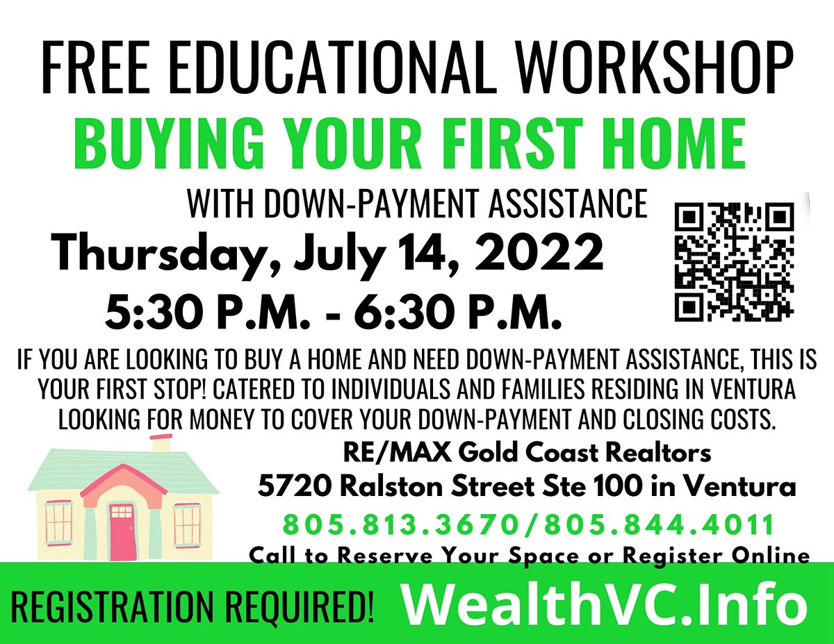 Buying Your First Home with Down Payment Assistance Ventura, RE/MAX