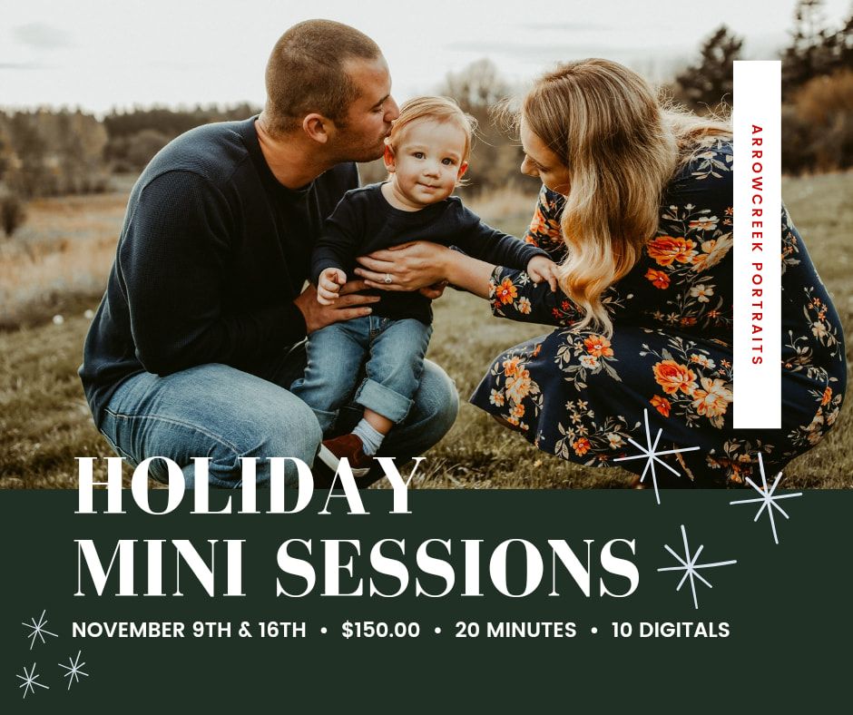 Arrowcreek Portraits : Holiday Mini Sessions