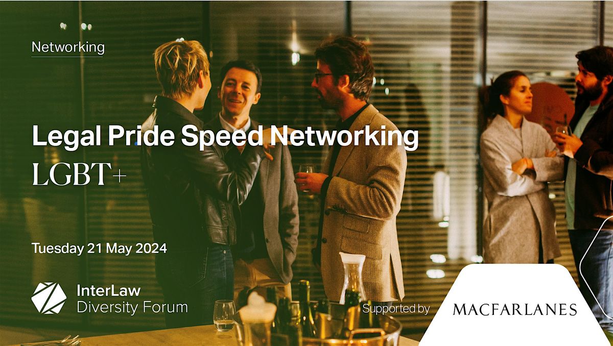 Legal Pride Speed Networking: LGBT+