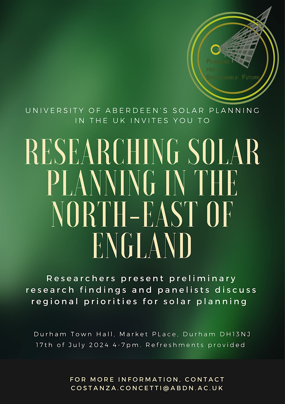 Researching Solar Planning in the North-East of England